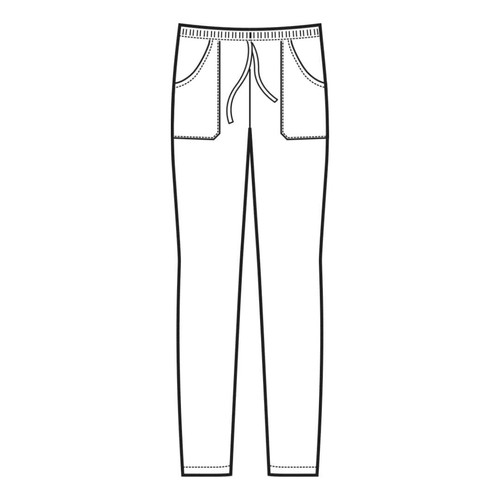 Hose arzt unisex mit elastisch - mit,